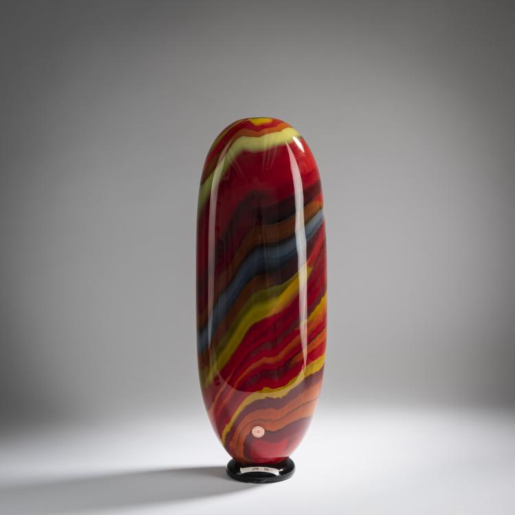 Bild 2 zu Objekt, 'Savana' vase, c. 1995, Seguso Viro, Murano, 158C 942