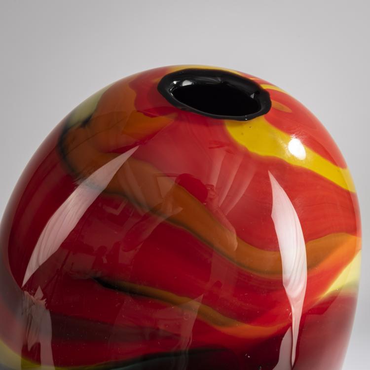 Bild 4 zu Objekt, 'Savana' vase, c. 1995, Seguso Viro, Murano, 158C 942