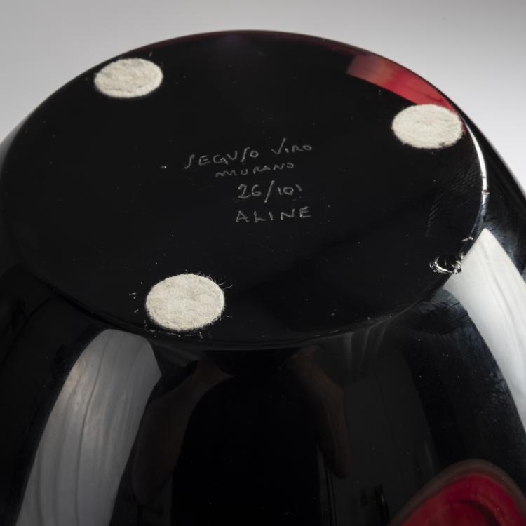 Bild 2 zu Objekt, 'Aline' vase, c. 2001, Seguso Viro, Murano, 158C 945