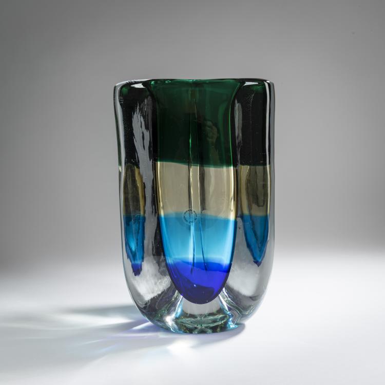 Bild 2 zu Objekt, 'A fasce sommerso' vase, 1992, Fulvio Bianconi, Venini & C., Murano, 158C 866