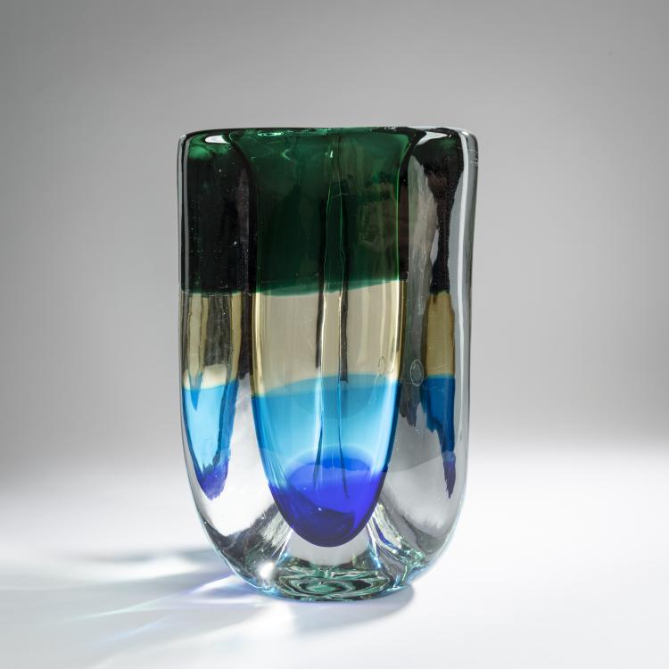 Bild 3 zu Objekt, 'A fasce sommerso' vase, 1992, Fulvio Bianconi, Venini & C., Murano, 158C 866