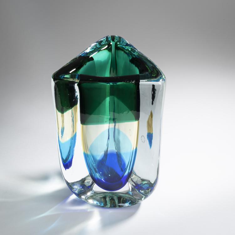 Bild 4 zu Objekt, 'A fasce sommerso' vase, 1992, Fulvio Bianconi, Venini & C., Murano, 158C 866