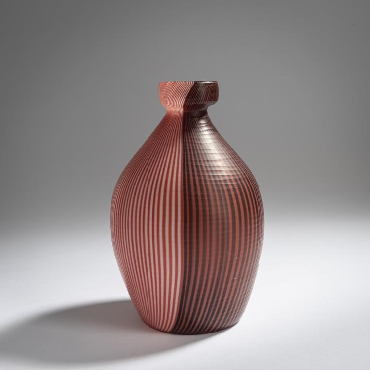 Hauptbild zu Objekt, 'Tessuto' vase, c. 1945-48, Carlo Scarpa, Venini & C., Murano, 158C 864