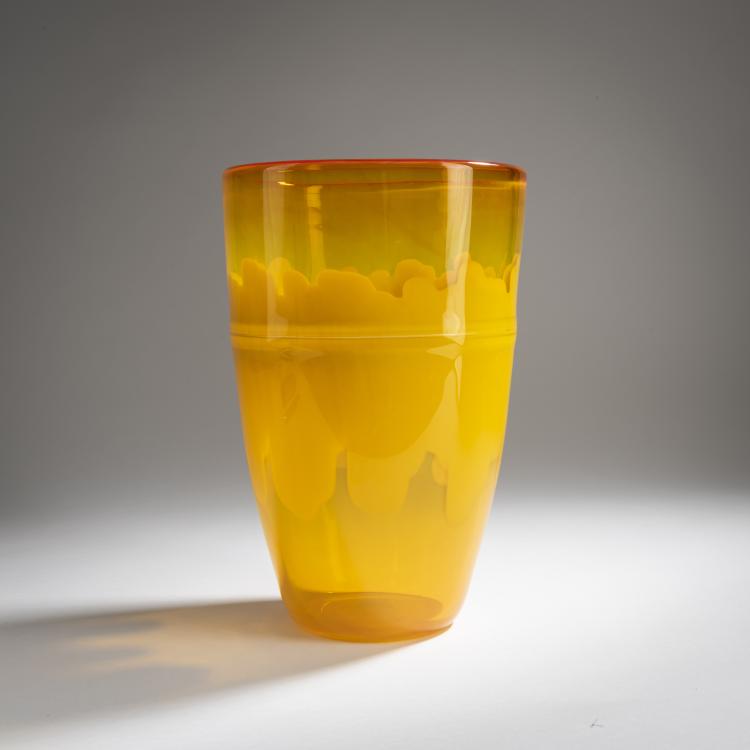 Bild 1 zu Objekt, 'Above' vase, c. 2001, Seguso Viro, Murano, 158C 946