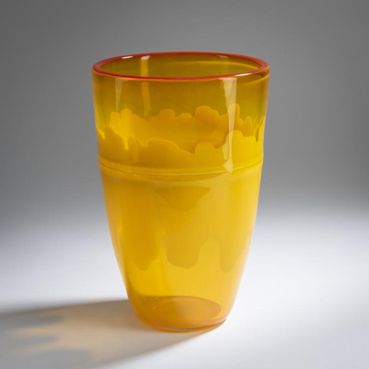 Bild 2 zu Objekt, 'Above' vase, c. 2001, Seguso Viro, Murano, 158C 946