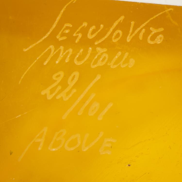 Bild 4 zu Objekt, 'Above' vase, c. 2001, Seguso Viro, Murano, 158C 946