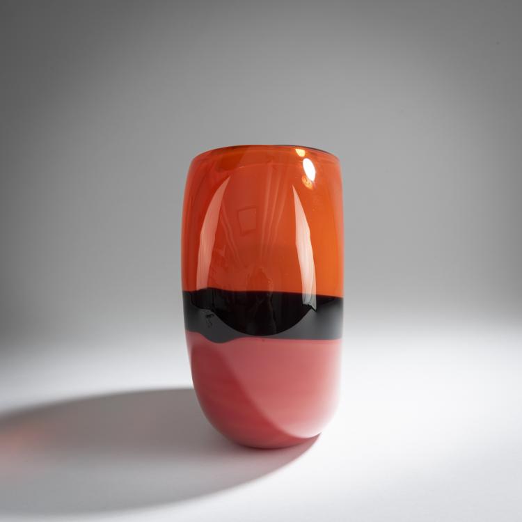 Bild 1 zu Objekt, 'Eclissi' vase, 2003, Carlo Moretti, Moretti, Carlo, Murano, 158C 1010