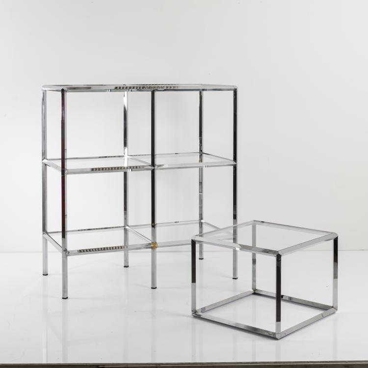 Hauptbild zu Objekt, 'Convecta' shelf and side table, 1970s, Vitra, Weil am Rhein, 161C 757
