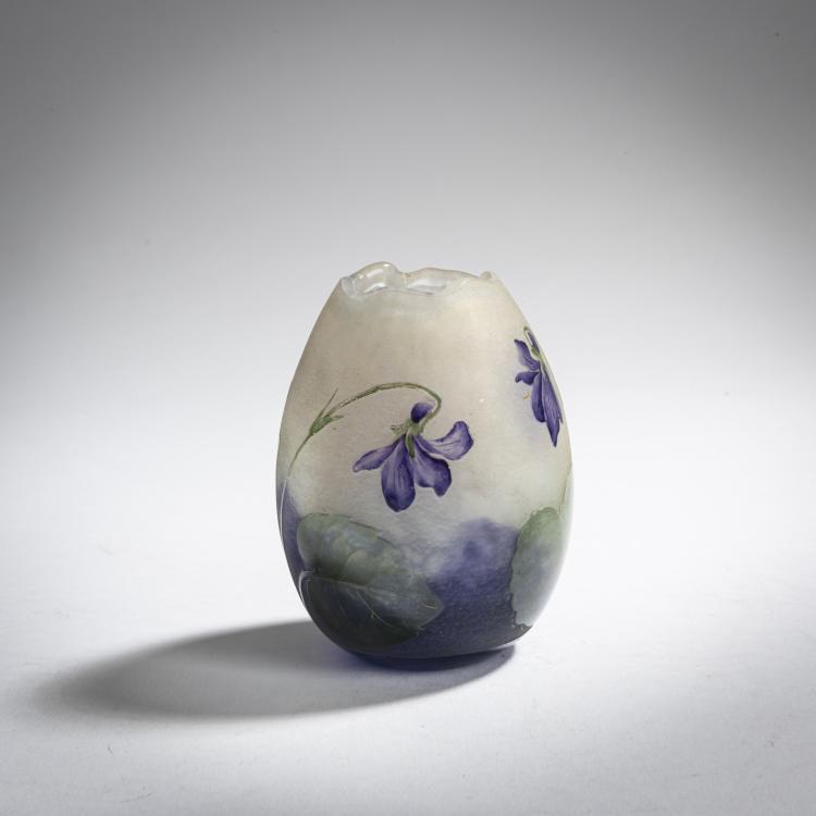 Bild 2 zu Objekt, Vase 'Violettes', um 1910, Daum Fr&egrave;res, Nancy, 159B 136