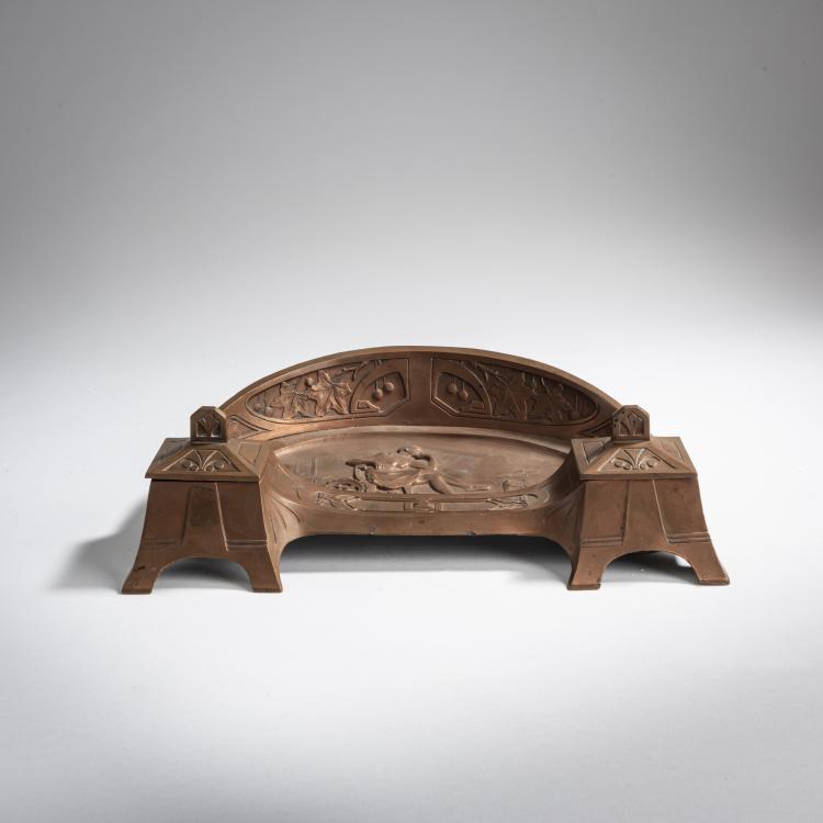 Hauptbild zu Objekt, Tintenzeug, um 1905, WMF, Geislingen, 159C 459