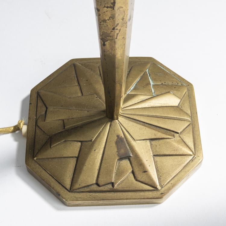 Bild 2 zu Objekt, Tischleuchte 'Ilrin Nr. 128', um 1930, Bosie, L. & Cie, Paris, 159C 410