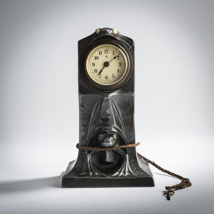 Hauptbild zu Objekt, Table clock, c. 1900, Junghans, Schramberg, 159C 443