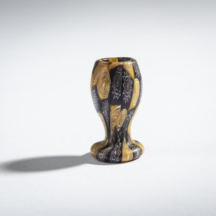 Bild 1 zu Objekt, Miniature 'Murrine' vase, c. 1905, Toso, Fratelli, Murano, 161B 237