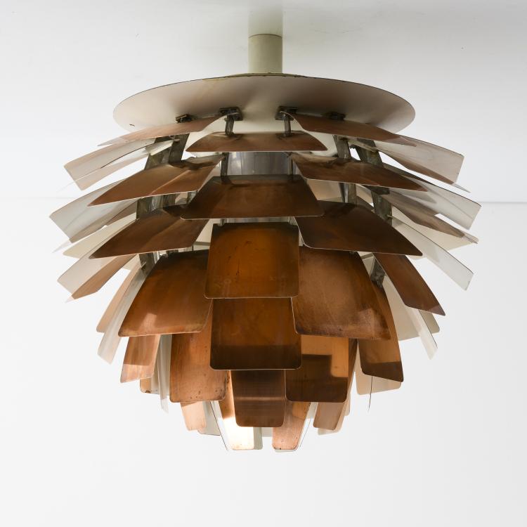 Hauptbild zu Objekt, Deckenleuchte 'Zapfen' - 'Artischocke', 1957, Poul Henningsen, Poulsen, Louis, Kopenhagen, 160A 133