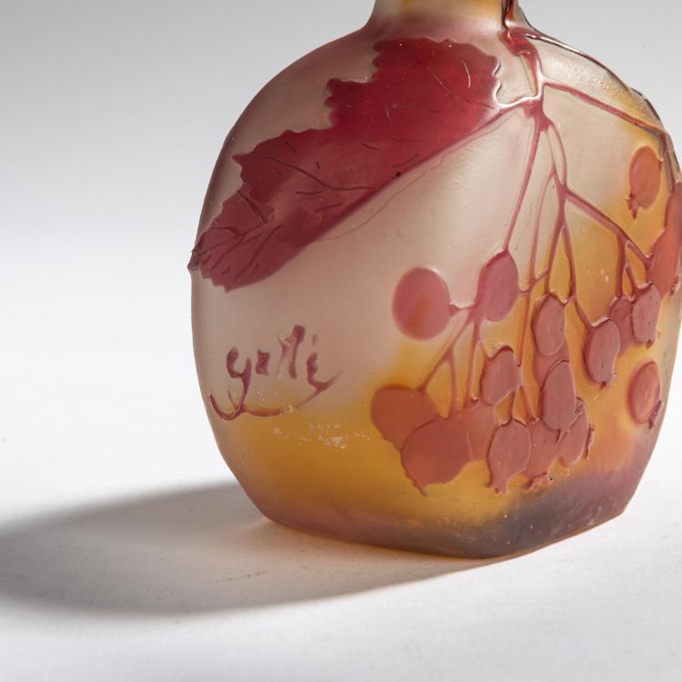 Bild 4 zu Objekt, Kleine Vase 'Groseilles', 1908-20, Gall&eacute;, Etablissements, Nancy, 159B 193