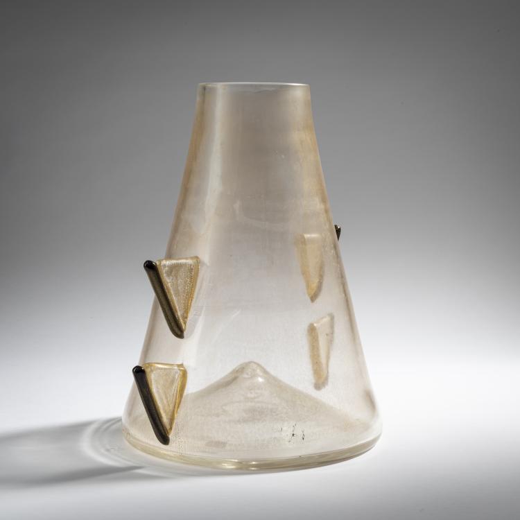 Bild 1 zu Objekt, Vase, c. 1980, Toni Zuccheri, Barovier & Toso, Murano, 161B 361