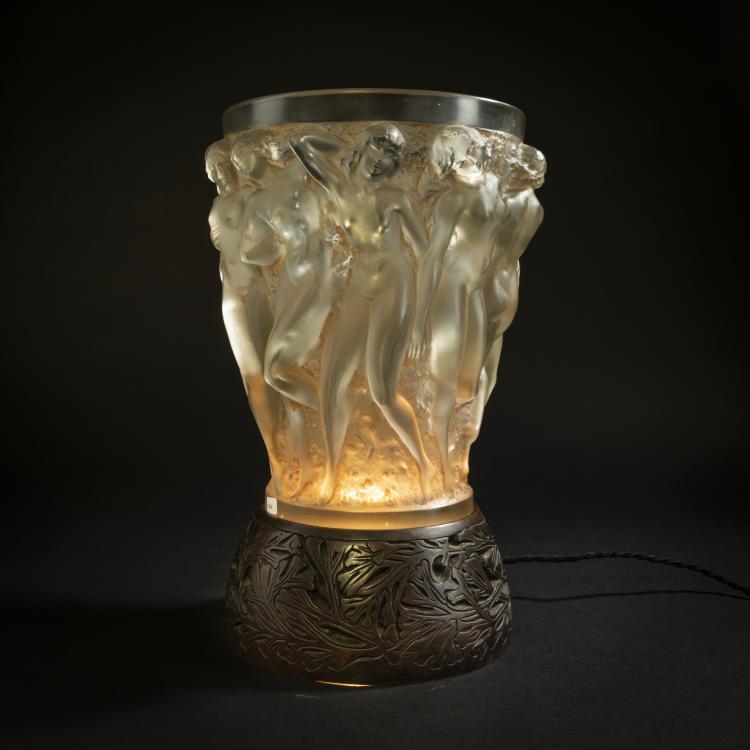 Bild 1 zu Objekt, 'Bacchantes' table lamp, 1927, Ren&eacute; Lalique, Lalique, Ren&eacute;, Wingen-sur-Moder, 159A 12