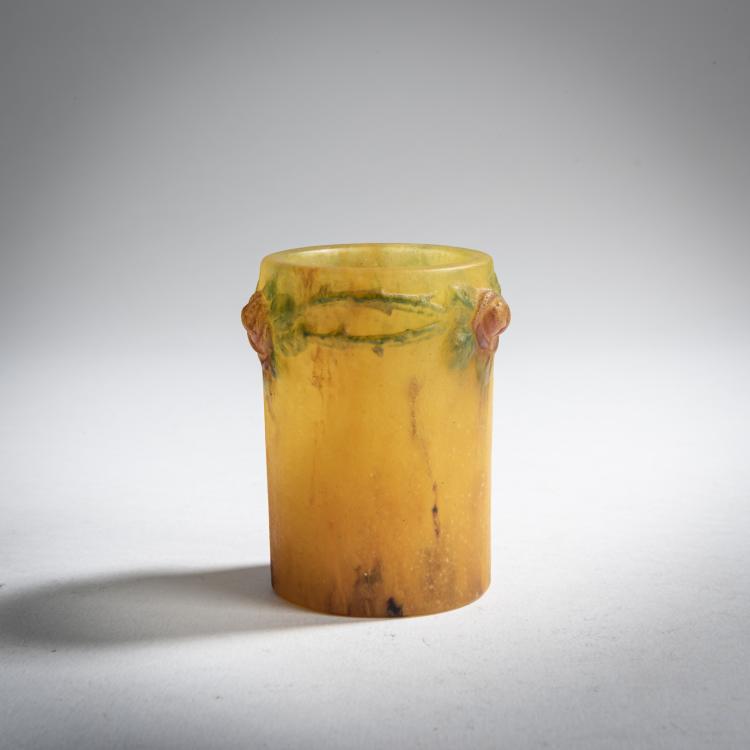 Hauptbild zu Objekt, Kleine Vase 'Roses', um 1924, Walter, Amalric, Nancy, 159B 294