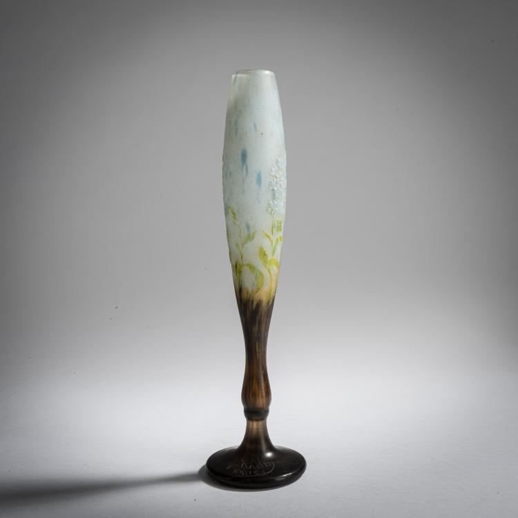 Hauptbild zu Objekt, Vase 'Myosotis', 1911, Daum Fr&egrave;res, Nancy, 159B 148