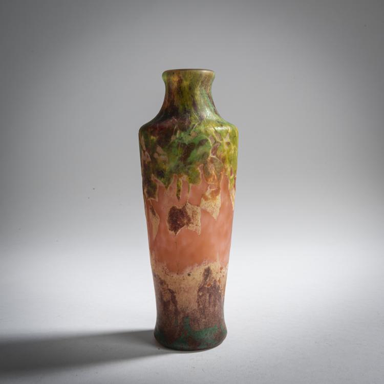 Bild 1 zu Objekt, Vase 'Feuilles d'automne, p&acirc;te grise', um 1910, Daum Fr&egrave;res, Nancy, 159B 139