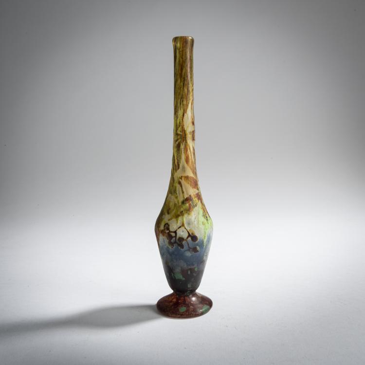 Bild 2 zu Objekt, Enghalsvase 'Vigne vierge', um 1910, Daum Fr&egrave;res, Nancy, 159B 140