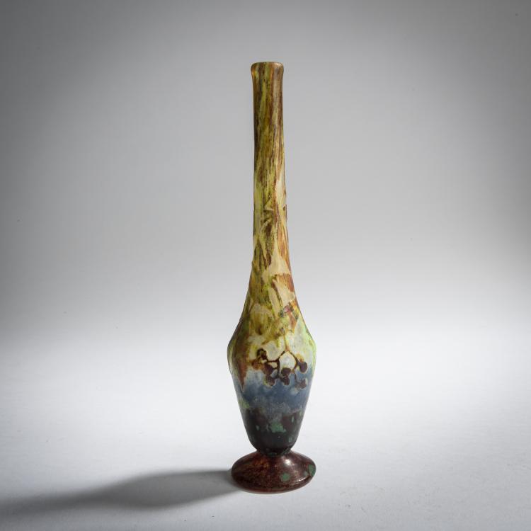 Bild 3 zu Objekt, Enghalsvase 'Vigne vierge', um 1910, Daum Fr&egrave;res, Nancy, 159B 140