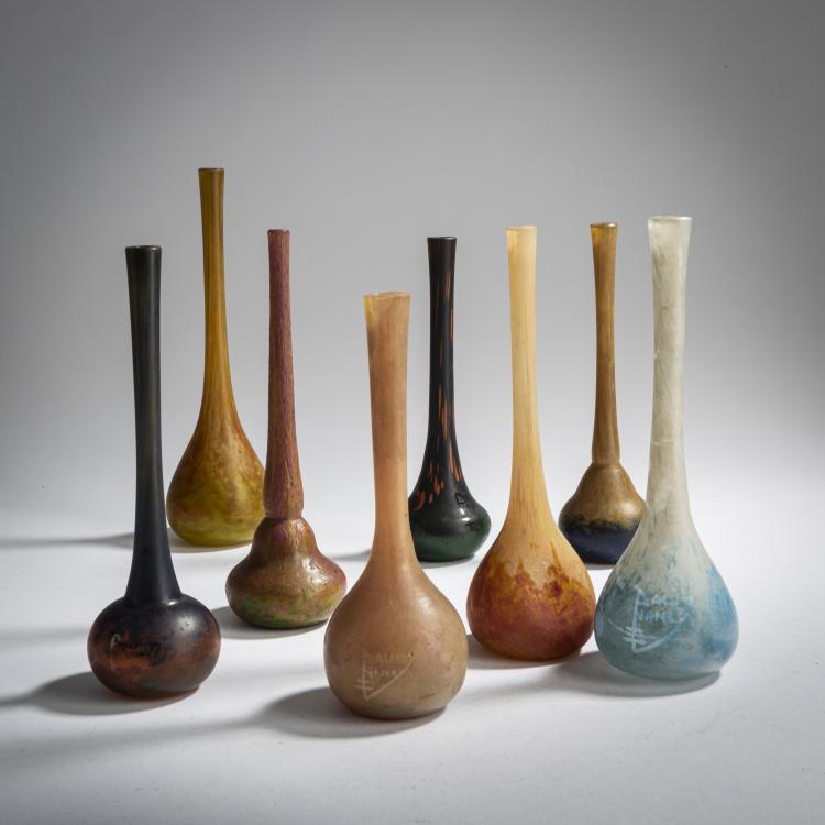 Hauptbild zu Objekt, Acht Berluzen, um 1910-15, Daum Fr&egrave;res, Nancy, 159B 126