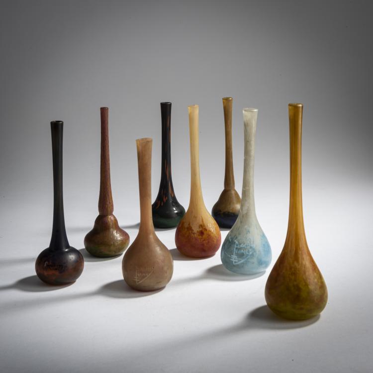 Bild 1 zu Objekt, Acht Berluzen, um 1910-15, Daum Fr&egrave;res, Nancy, 159B 126