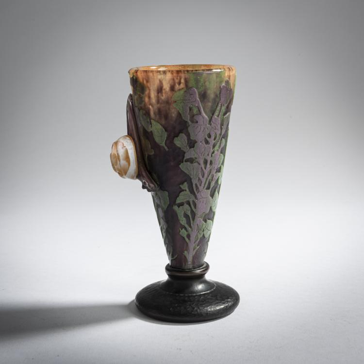 Bild 2 zu Objekt, Vase 'Escargot', um 1905, Daum Fr&egrave;res, Nancy, 159B 115