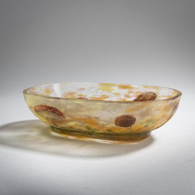 Bild 3 zu Objekt, Schale 'Champignons', um 1907, Daum Fr&egrave;res, Nancy, 159B 118