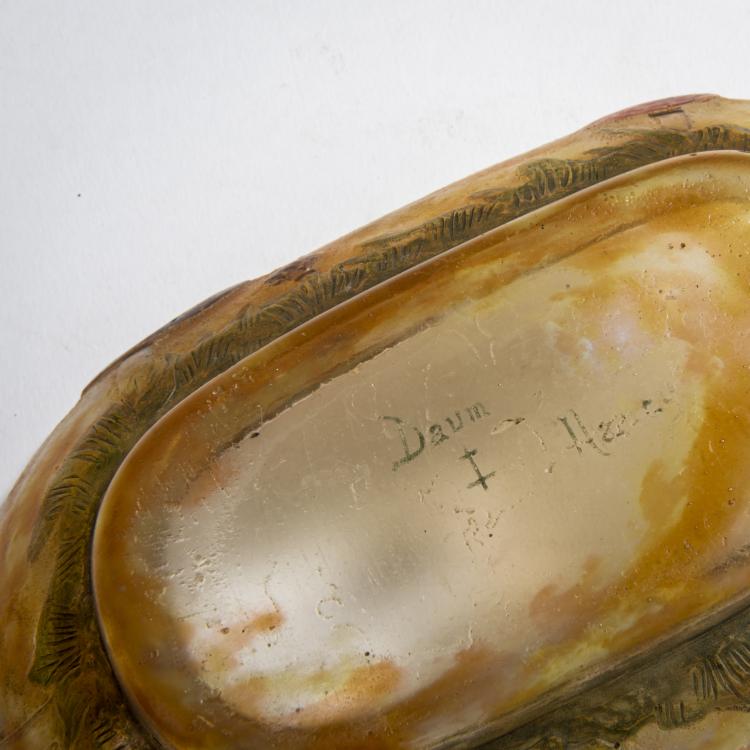 Bild 5 zu Objekt, Schale 'Champignons', um 1907, Daum Fr&egrave;res, Nancy, 159B 118