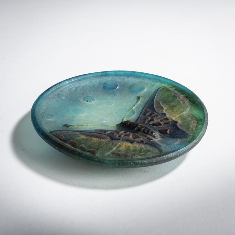 Hauptbild zu Objekt, Schale 'Papillon', 1923, Walter, Amalric, Nancy, 159B 293