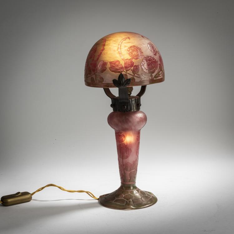 Bild 2 zu Objekt, Table light 'Roses sauvages', 1918-21, Schneider, Epinay-sur-Seine, 159B 249