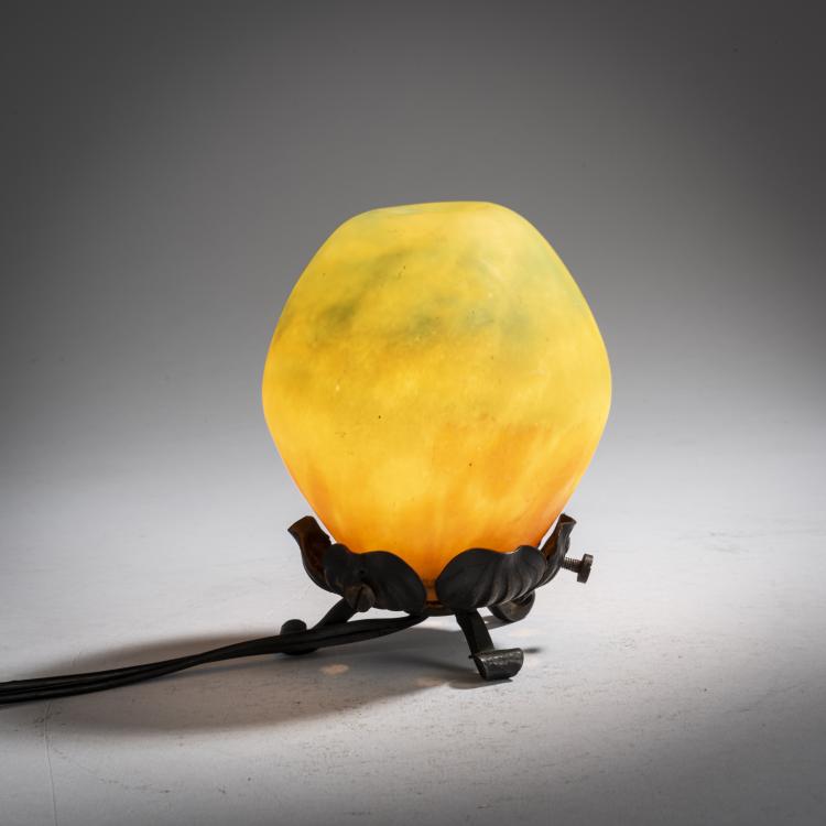 Hauptbild zu Objekt, Veilleuse, um 1910, Daum Fr&egrave;res, Nancy, 159B 143