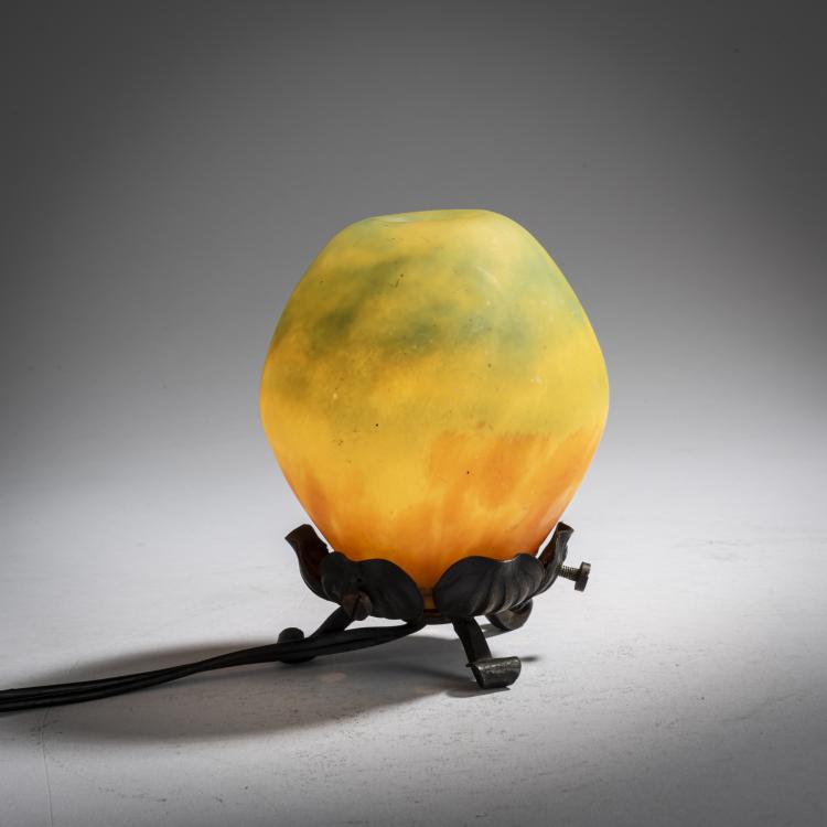 Bild 1 zu Objekt, Veilleuse, um 1910, Daum Fr&egrave;res, Nancy, 159B 143