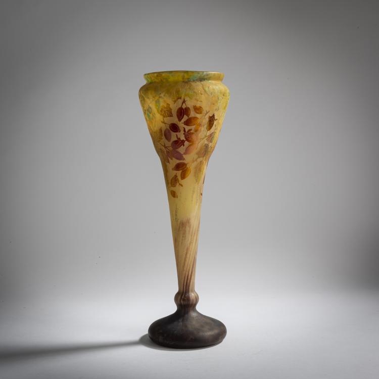 Bild 2 zu Objekt, Gro&szlig;e Vase '&Eacute;glantine', um 1910, Daum Fr&egrave;res, Nancy, 159B 144