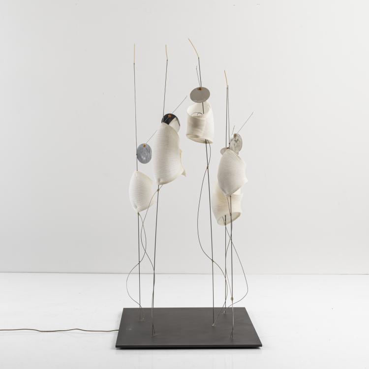 Hauptbild zu Objekt, Tischleuchte 'Mahbruky', 1998, Ingo Maurer,Dagmar Mombach, Maurer, Ingo, GmbH, M&uuml;nchen, 160A 139