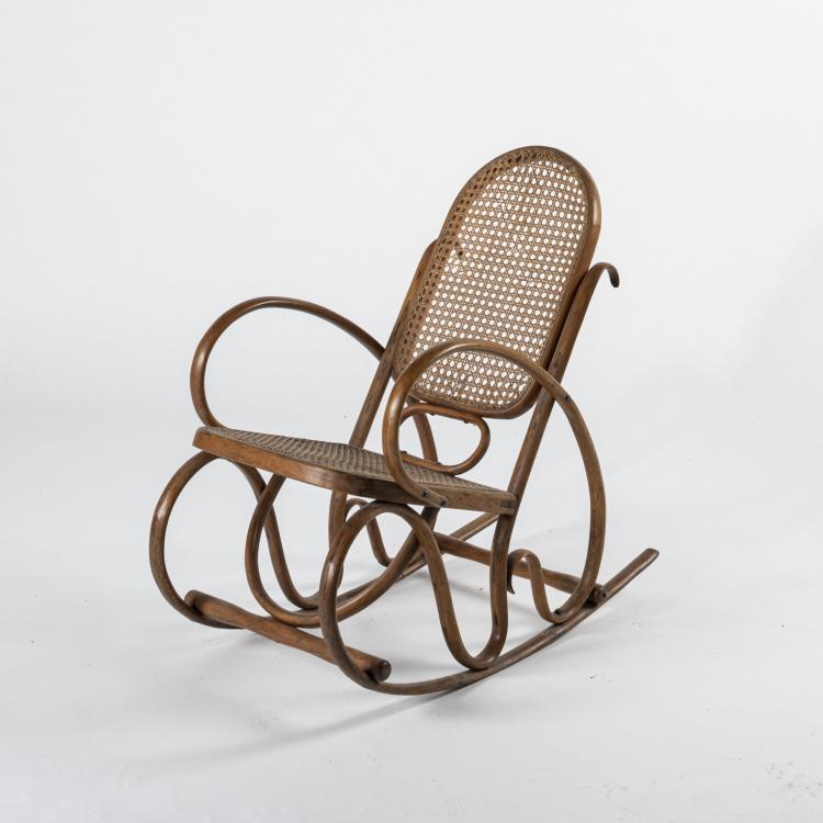 Hauptbild zu Objekt, Children's rocking chair '1543', c. 1900, Kohn, Wien (zugeschrieben), 159C 624