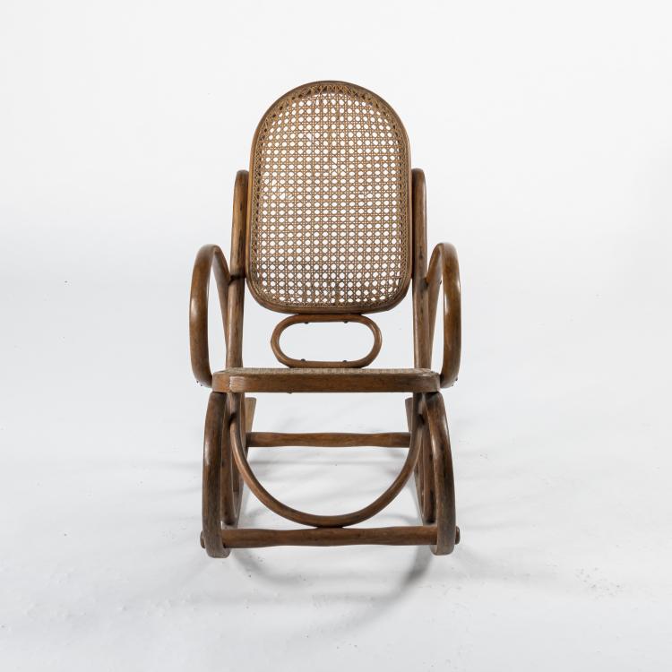 Bild 3 zu Objekt, Children's rocking chair '1543', c. 1900, Kohn, Wien (zugeschrieben), 159C 624