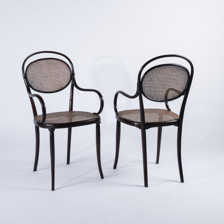 Bild 2 zu Objekt, 2 armchairs' No. 11', 1861-62, Thonet, Wien, 159C 631