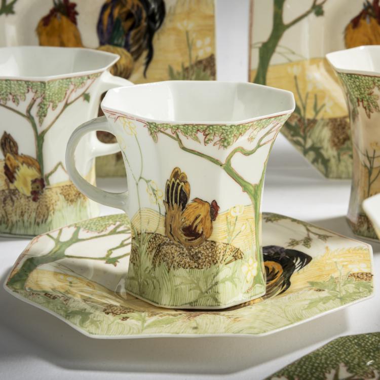 Bild 5 zu Objekt, Mocha service, 1908, Samuel Schellink, Rozenburg, Den Haag, 159C 589