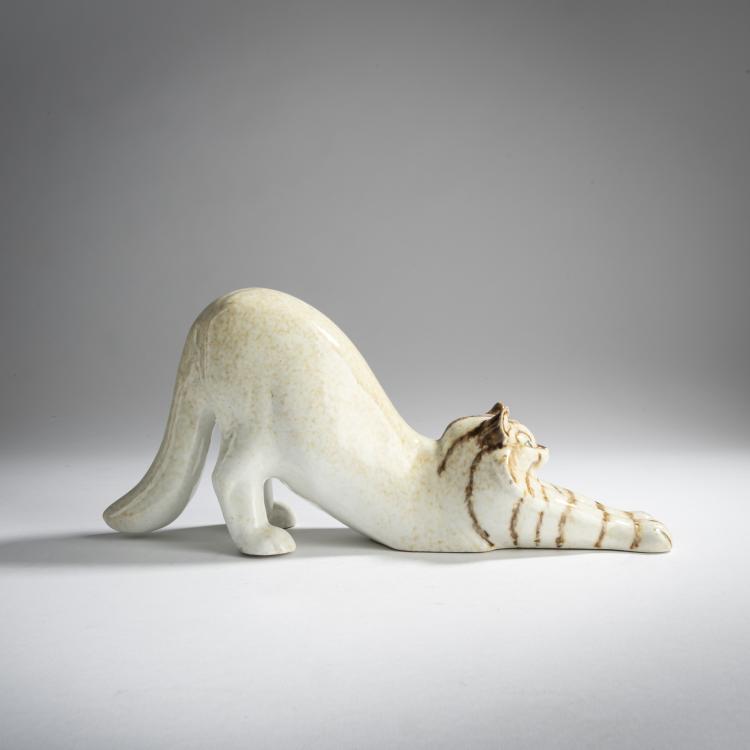 Hauptbild zu Objekt, Angora cat, 1912, Eduard Klablena, Langenzersdorf, 159C 538