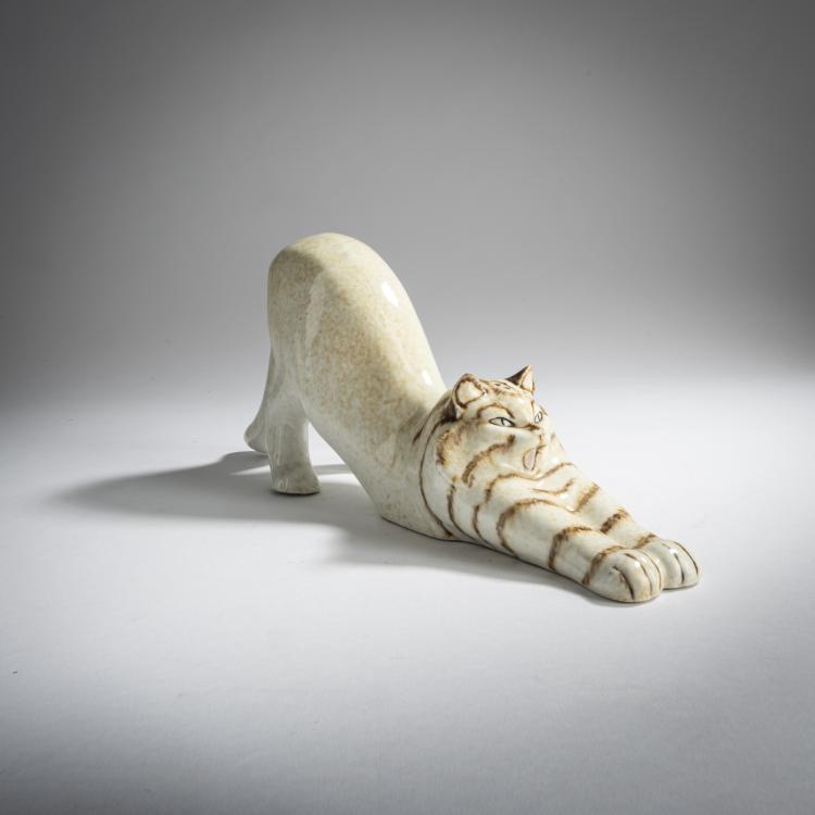 Bild 1 zu Objekt, Angora cat, 1912, Eduard Klablena, Langenzersdorf, 159C 538