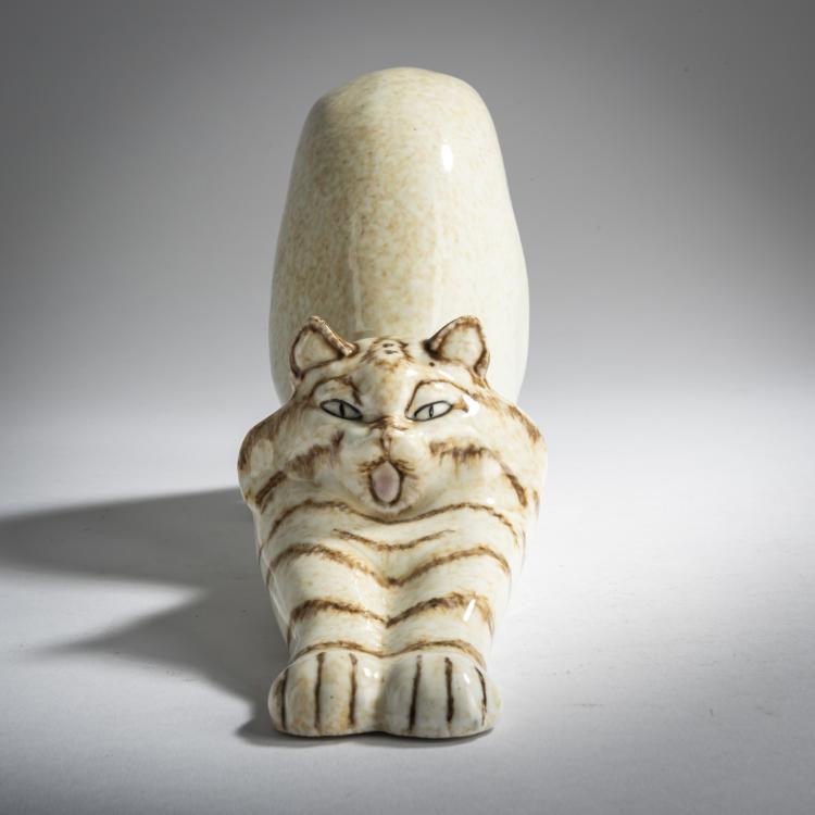 Bild 2 zu Objekt, Angora cat, 1912, Eduard Klablena, Langenzersdorf, 159C 538