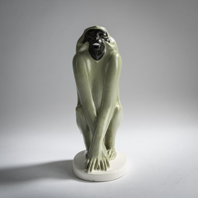 Bild 1 zu Objekt, Baboon, c. 1912-16, Eduard Klablena, Langenzersdorf, 159C 540