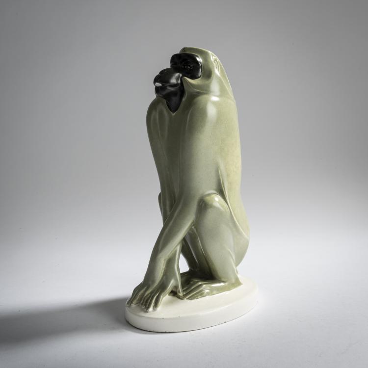 Bild 2 zu Objekt, Baboon, c. 1912-16, Eduard Klablena, Langenzersdorf, 159C 540