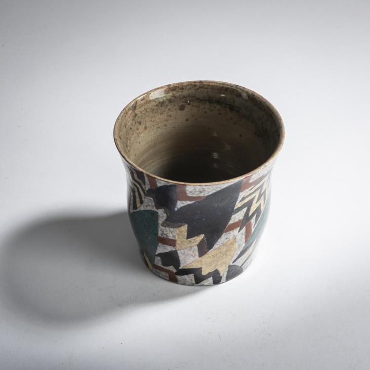 Bild 2 zu Objekt, Cachepot 'Leaves', c. 1920, Eduard Klablena, Langenzersdorf, 159C 546