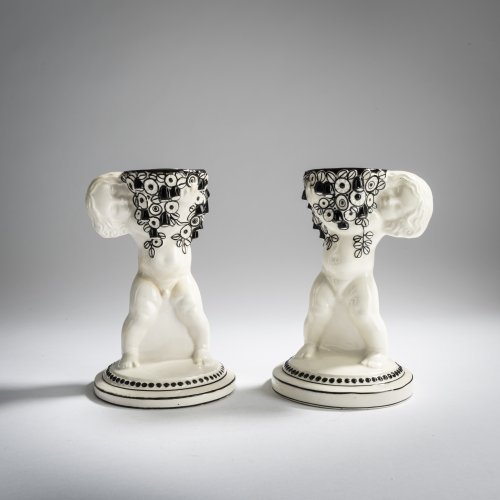 2 candlesticks, c. 1907