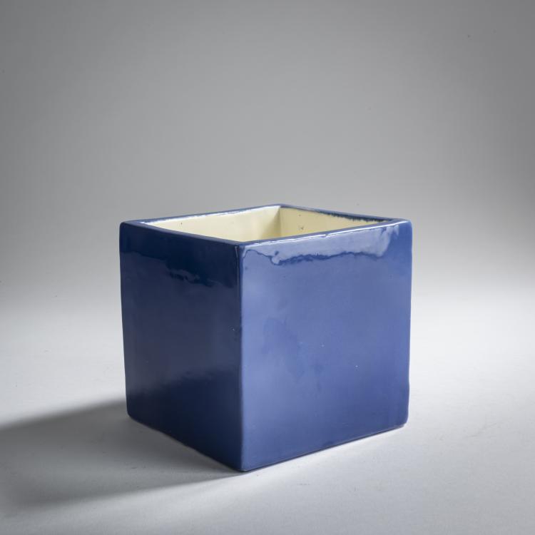 Bild 1 zu Objekt, Cachepot, um 1910, Bertold L&ouml;ffler,Michael Powolny, Wiener Keramik, 160A 56