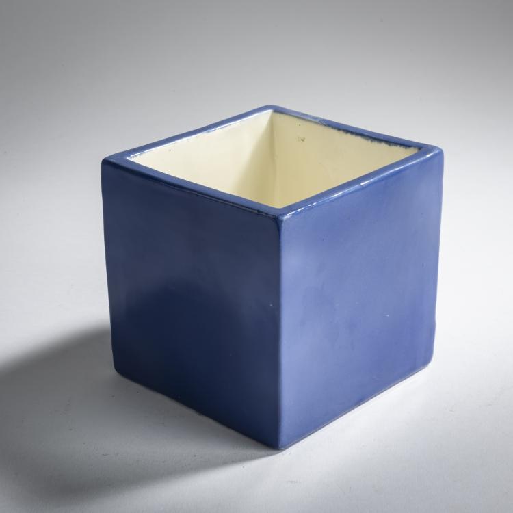 Bild 2 zu Objekt, Cachepot, um 1910, Bertold L&ouml;ffler,Michael Powolny, Wiener Keramik, 160A 56